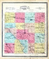 County Topographical Map, Cedar County 1901
